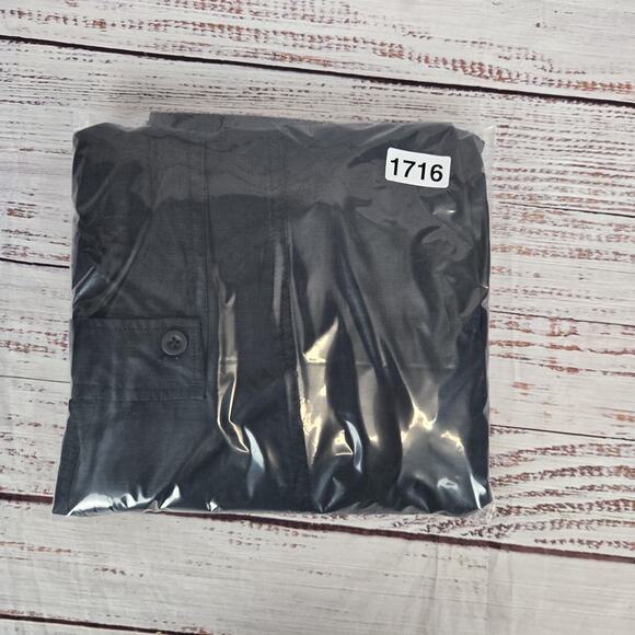 Industry Republic Women Jogger Cargo Pants Lg Black Drawstring Stretch Waist NWT - Picture 10 of 10